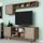 Set mobilie për TV 160x35x56.2cm (HM9516.03), bardhë