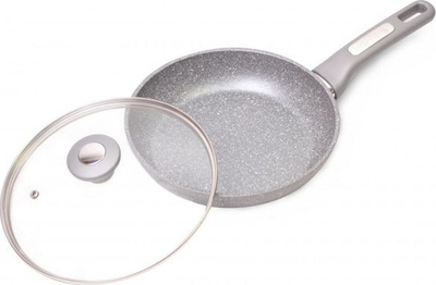 Tigan graniti Kamille, 30 cm, për induksion edhe gaz, gri