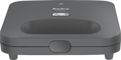 Toster sanduiç Amica SMK2015, 750W, pllaka jo-ngjitëse, gri