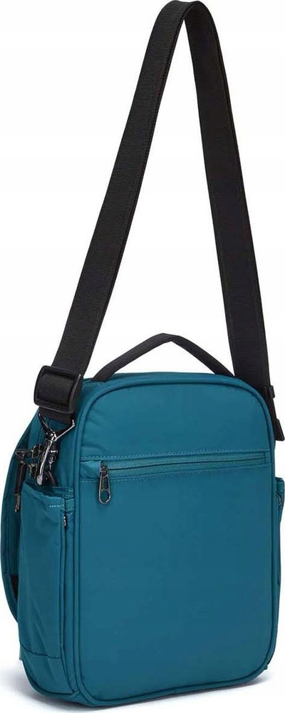 Çantë krahu Pacsafe LS200, antivjedhje, për tablet 10", ngjyra tidal teal