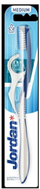 Furçë dhëmbësh Jordan Clean Between Flosser Medium, me floss, bardh e kaltër