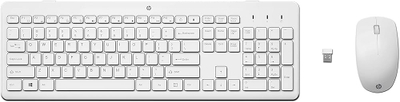Set tastierë dhe maus HP Wireless, 230, i bardhë