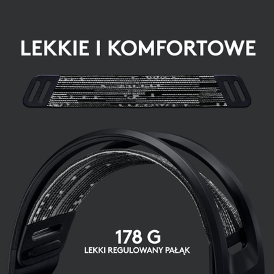 Kufje GLogitech G733 Lightspeed (981-000864), të zeza