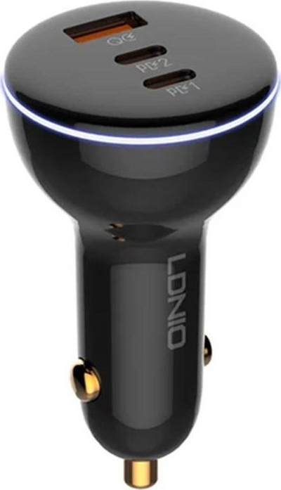 Karikues makine LDNIO C102, 160W, 2x USB-C 1x USB, i zi