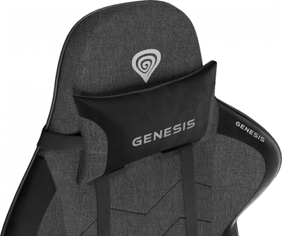 Karrige gaming Genesis Nitro 550 G2, e rehatshme, me jastëk mesit edhe qafe, gri
