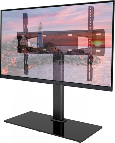 Stendë tavoline për TV Techly ICA-LCD S07L, 32" 65", VESA 600x400, deri 45kg, e zezë