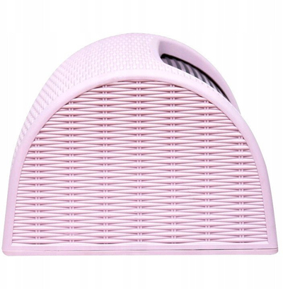 Kuti buke Bread Container Rattan Breadbox Pink, plastike BPA Free, rozë