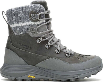 Këpucë mali Merrell Siren 4 Thermo Mid Zip WP W, membranë kundra ujit, taban Vibram, gri