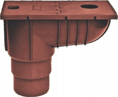Kurth ulluku Tycner Gutter Trap Fi 110, diametër 110mm, kafe