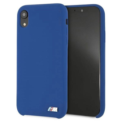 Maskë mbrojtëse BMW BMHCI61MSILNA, për iPhone Xr, silikon, blu navy