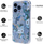 Kapak telefoni Rifle Paper Co Garden Party Blue për iPhone 13 Pro, transparent, i fortë ndaj rënieve, blu