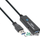Kabllo InLine (35657), USB A/A aktive, 20 m, e zezë
