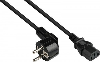 Kabllo rryme Alcasa P0130 S075, 7.5m, prizë E+F C13, e zezë