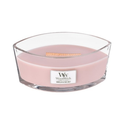 Qiri aromatik Woodwick, Sea Salt & Vanilla, 453 g