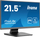 Monitor me prekje Iiyama ProLite T2252MSC-B2AG, 21.5", Full HD, i zi