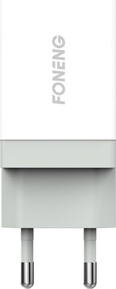 Karikues telefoni Foneng K210, 5V 2.1A, USB në USB C, i bardhë