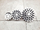 Set furçash pastrimi Flex 530875, për mandrinë stërvitje, 3 copë, i bardhë