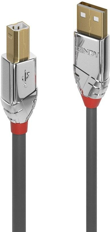 Kabllo USB Lindy USB-A - USB-B, 7.5m, gri