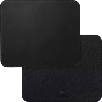 Mousepad Spigen Desk Pad lëkurë sintetike, bazë gome kundër rrëshqitjes, ngjyrë e zezë