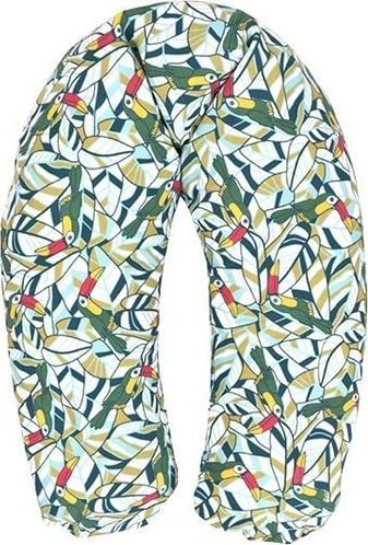 Jastëk për ushqyerje BABYMATEX Relax Toucan, 190 cm, jeshil