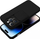 Mbulesë telefoni iberry Slide Case për iPhone 13 Pro, TPU i butë e fleksibël, mbrojtje kamere me rrëshqitje, e zezë