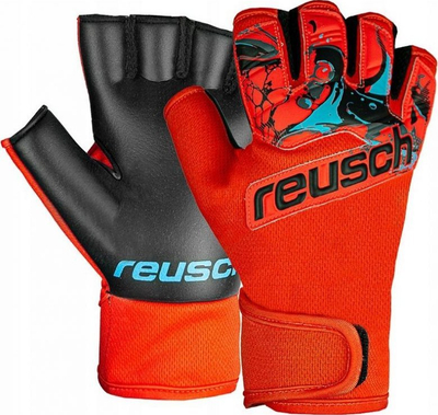 Doreza portieri Reusch Futsal Grip M 53 70 320, Evolution Negative Cut, për futsal, të zeza