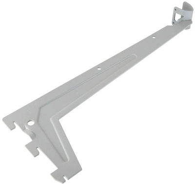 Држач за шипка за облека без марка, 250mm, метален, сребрен