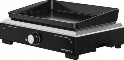 Grill elektrik PLANCHA ELECTRIC 1 XD, sipërfaqe gize, temperaturë e vendosur gati, i zi