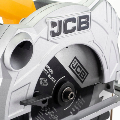 Sharrë plunge elektrike JCB 1500W, motor 1500W, prerje precize, e verdhë