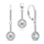 Set bizhuteri Brilio Silver SET199W - varëse + vathë
