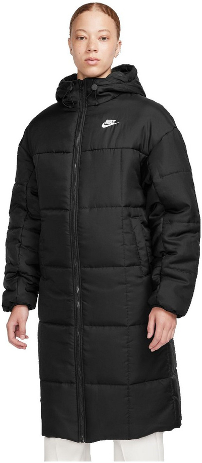 Xhaketë e gjatë Nike Long Down Parka, Therma FIT, për femra, e zezë