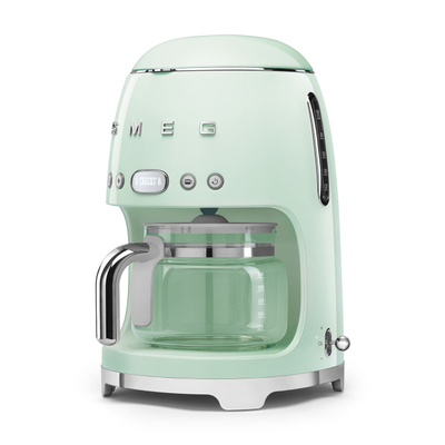 Makinë kafeje SMEG 50's Style DCF02PGEU, 1050 W, 1.4L, e gjelbër pastel