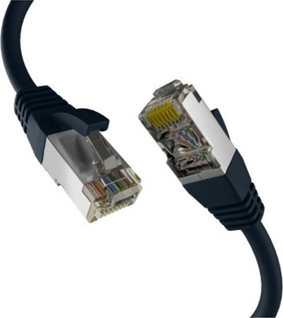 Kabllo rrjeti M-Cab EC020200299, 0.25 m, Cat8.1, e zezë