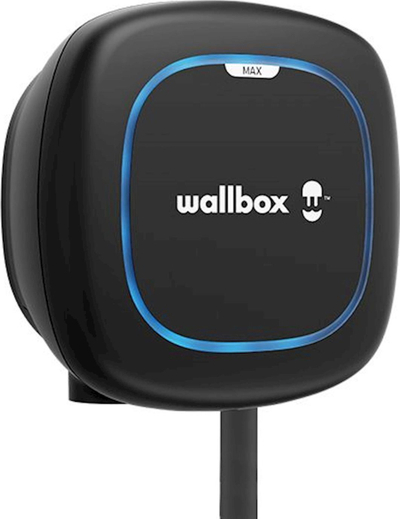 Karikues muri për makina elektrike Wallbox Pulsar Max, 7.4 kW AC, kabllo 5 m Type 2, i zi