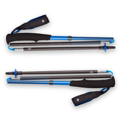Shkop trekking Black Diamond Distance Carbon Z-Pole, 110 cm, palosës, i zi