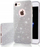 Këse telefoni Forcell Shining për iPhone 15 Pro, TPU PC, me shkëlqim, argjendtë