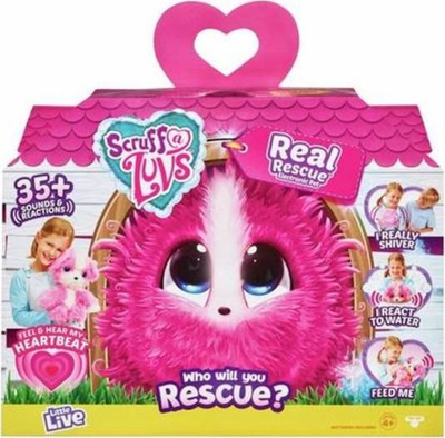Ari pelushi interaktiv-Fur Balls My Real Rescue Pink