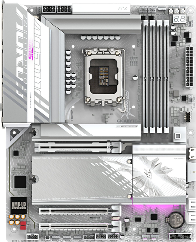 Motherboard GIGABYTE Z890 AORUS ELITE WIFI7 ICE, DDR5, PCIe 5.0, i bardhë