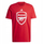Bluzë tifozi adidas Arsenal DNA GR 2024 25, pambuk, e bardhë