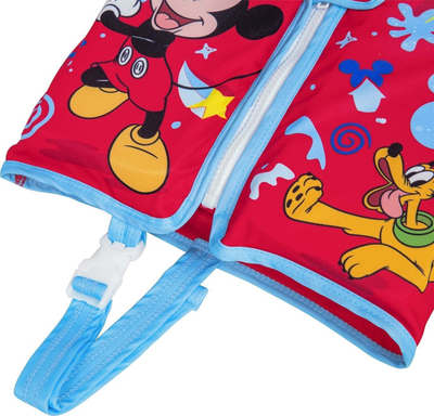 Jeletku noti Bestway Mickey Mouse, me fryrje, UPF 50+, i kuq