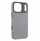 Kuti telefoni Yaxo Leather Gear Slim Case MagSafe iPhone 17 Pro Max, lëkurë, Bohemian Gray