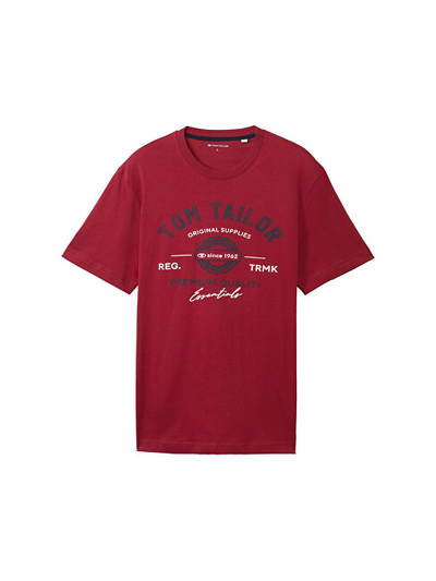 Maicë për meshkuj Tom Tailor LOGO TEE, e kuqe