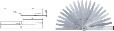 Instrument matës Insize, 0.02-1.0, L=100