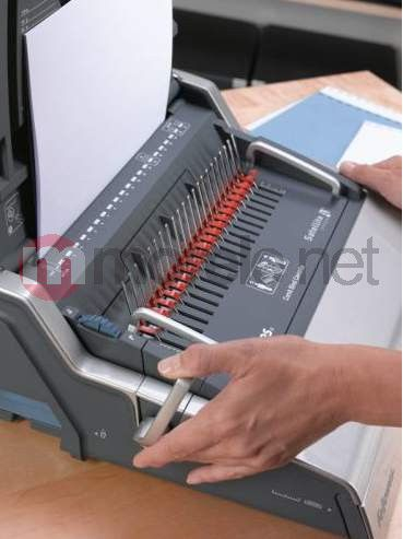 Машина за поврзување Fellowes Galaxy E, електрична, за пластичен гребен, црно-сребрена