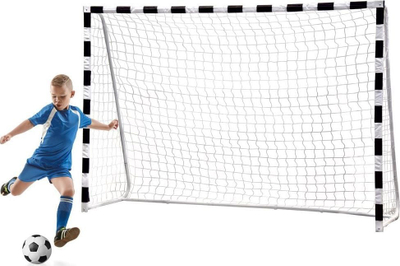 Portë futbolli Stadion SP0661, 300x200x90 cm, metal, e bardhë