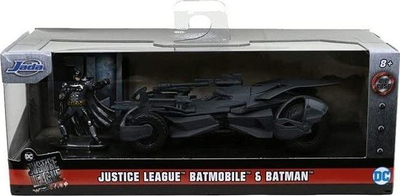 Makina lodër Dickie Jada Batman Batmobile, shkallë 1:32, me figurinë 5 cm, e zezë