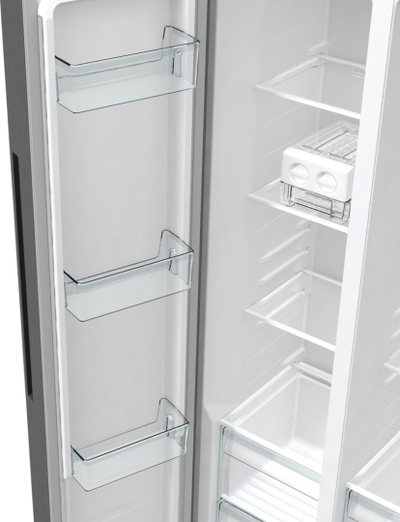 Frigorifer Gorenje NRR9185EAXL, side by side, 550L, inox argjendi