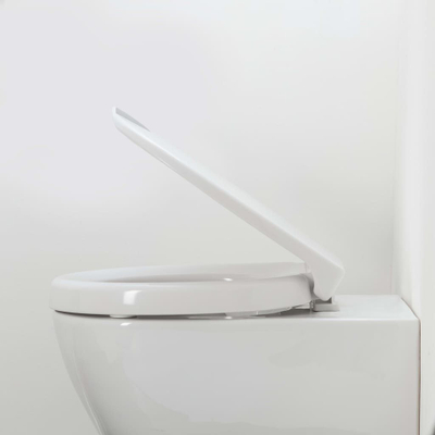 Ule tualeti Tiger Comfort Care, duroplast, ergonomike, e bardhë