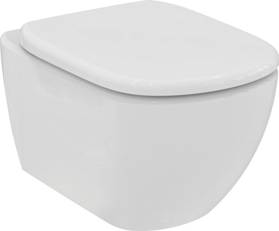 WC mur në mur Ideal Standard Tesi T536101, RimLS+, SoftClose, e bardhë