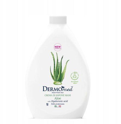 Sapun kremoz për duar Dermomed Aloe &amp; Shegë, refill, 1L